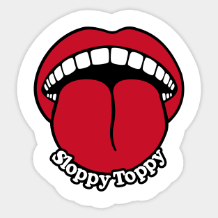 Sloppy Toppy Tongue Sticker